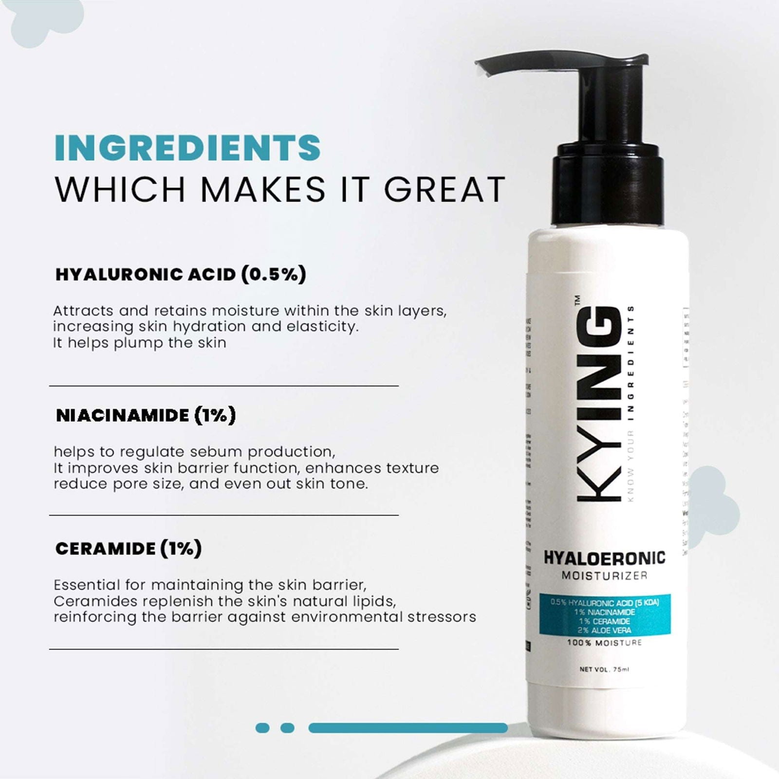 #Kying #hyaloeronic #knowyouringredients #hyaluronicacid #cleanser #facewash #kyingcleanser #kyingmoisturizer #kyingserum #koreaserum #koreanbeuty #hyaluronic