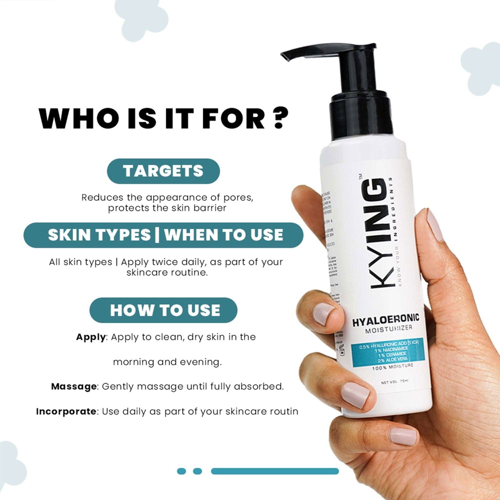 #Kying #hyaloeronic #knowyouringredients #hyaluronicacid #cleanser #facewash #kyingcleanser #kyingmoisturizer #kyingserum #koreaserum #koreanbeuty #hyaluronic