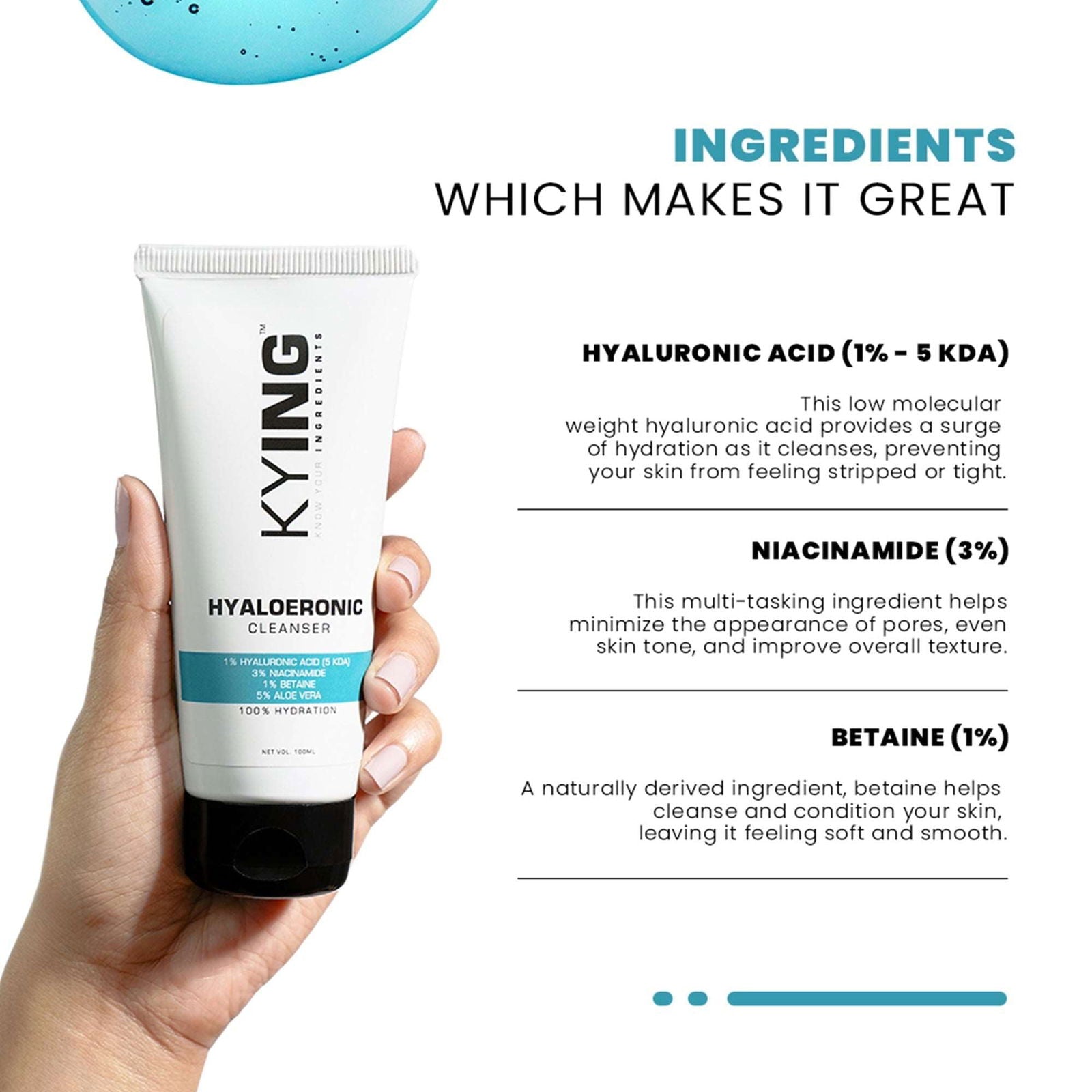 #Kying #hyaloeronic #knowyouringredients #hyaluronicacid #cleanser #facewash #kyingcleanser #kyingmoisturizer #kyingserum #koreaserum #koreanbeuty #hyaluronic